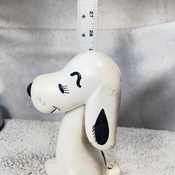 Peanuts Snoopy Vintage Hand Painted Ceramic RARE 1968 Shultz Charlie Brown - Picture 8 of 12